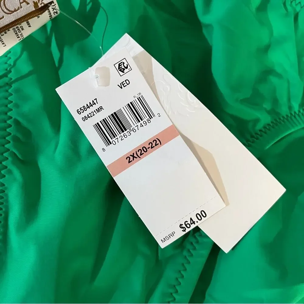 Becca Color Code Hipster Bikini bottoms verde green - 2X